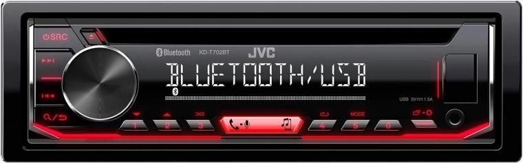 Car Radio Bluetooth with JVC K2 Technology and Streaming DJ