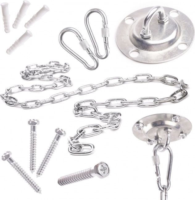 Set di montaggio a soffitto per poltrona sospesa e amaca 200 kg