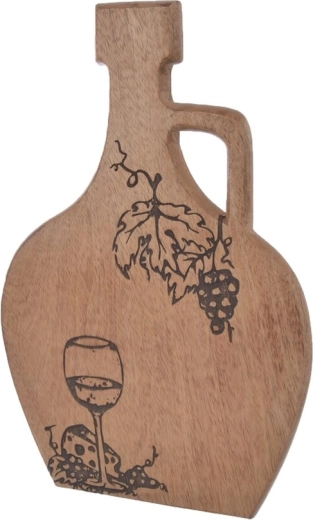 Tagliere in legno di mango color vino 40 × 26 cm