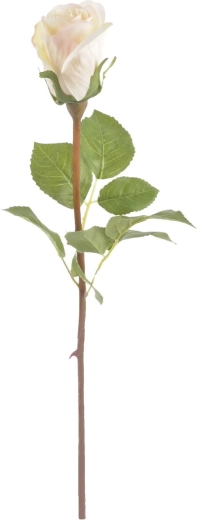 Umjetna bijela ruža 51 cm
