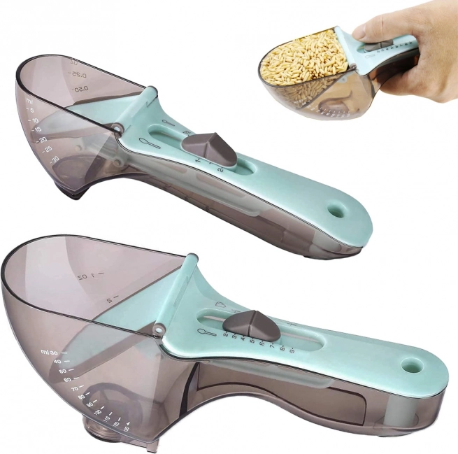 Adjustable Kitchen Measuring Cup, 2 pcs