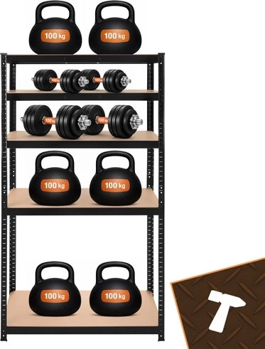 Portata 200 kg per ripiano e rinforzi aggiuntivi