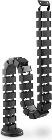 Organizer per cavi elastico 1,3m nero