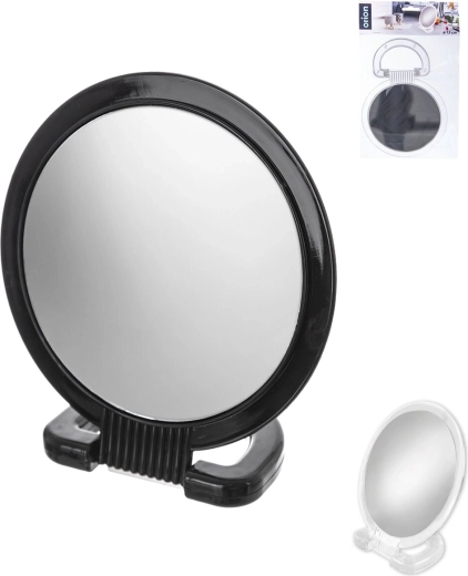 Miroir cosmétique double face Duo 15 cm avec support, assortiment