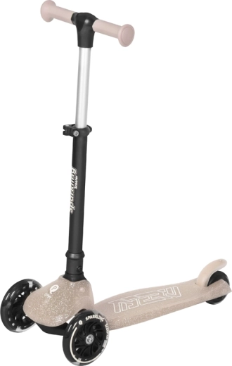 QPLAY Sparkling children's scooter – Nude pink