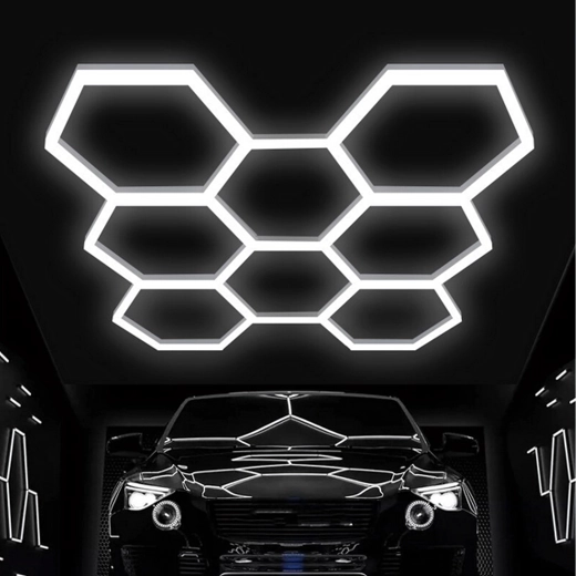 Professional lighting for garages and showrooms