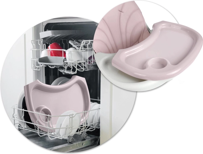 Vassoio removibile con inserto lavabile in lavastoviglie