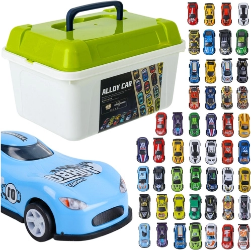 ISO TRADE pull-back toy cars in a case (50 pcs)