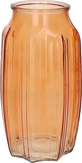 Vase Suko orange/klar 22 cm