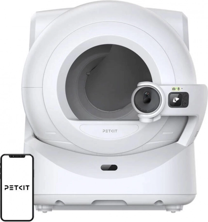 Intelligent self-cleaning cat litter box PETKIT Purobot Ultra with AI camera