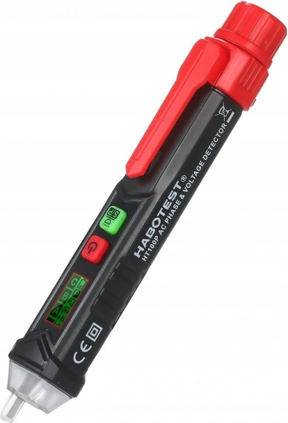 HABOTEST HT100P Non-Contact Voltage Tester with LCD and Flashlight