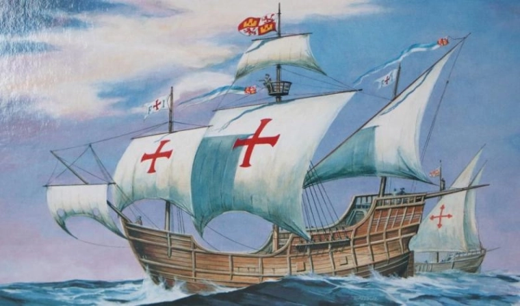 Santa Maria Ship Model 1:270