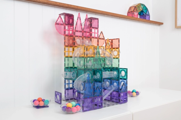 Build tall and stable marble runs