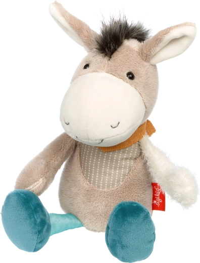 Sigikid asinello patchwork color pastello – primo peluche 31 cm