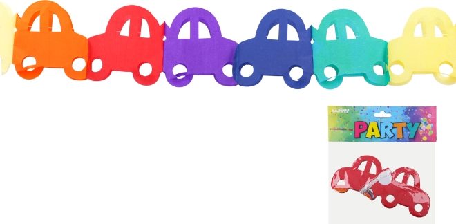 Šarena girlanda s motivom Automobila