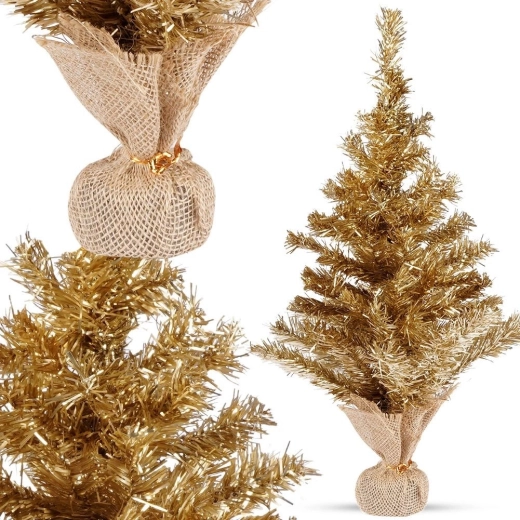 Razkošen zlat videz za praznično vzdušje