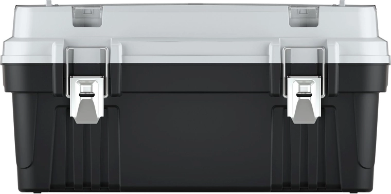 Secure closure with metal latches