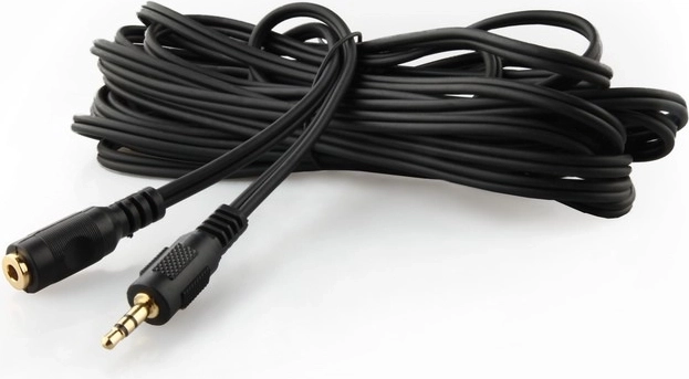 Cavo di prolunga Minijack M/F 5m dorato stereo