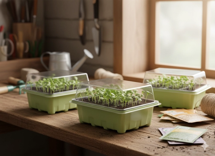 Microclimat stable pour une germination rapide