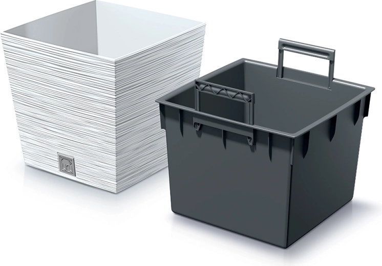 Insert amovible avec poignées