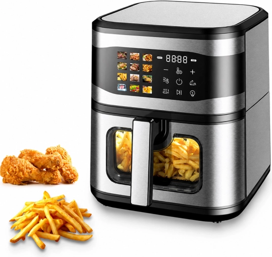 Varmluftfriture Air fryer 8 l 1700 W med 12 programmer