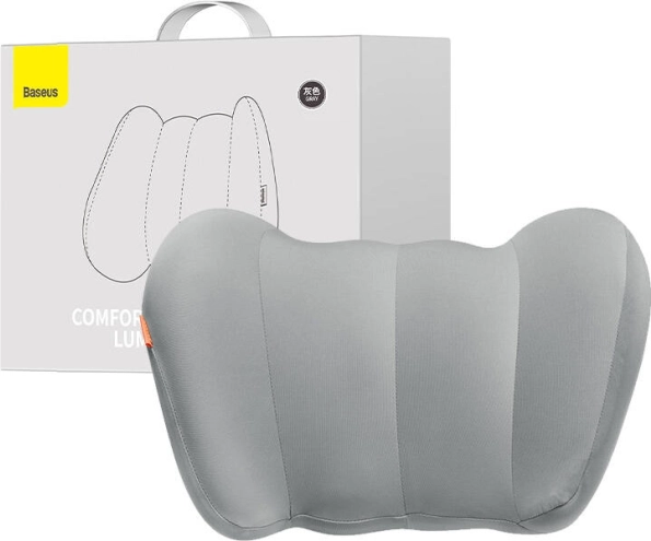 BASEUS ComfortRide Car Lumbar Pillow, Gray