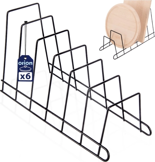 Alloggiamento ordinato e verticale fino a 6 pezzi