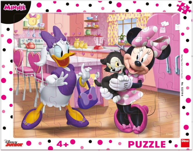 Dino puzzle Minnie rosa 40 pezzi