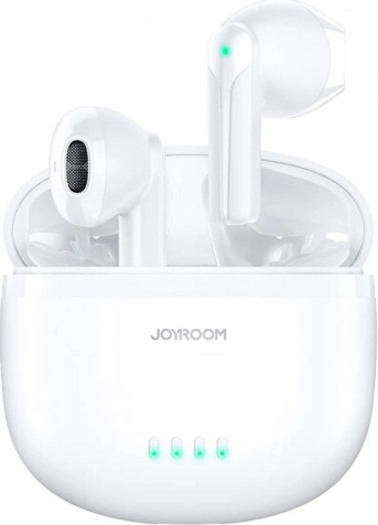 Auricolari wireless in-ear Joyroom con 4 microfoni e riduzione del rumore, bianchi