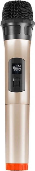 Microfono dinamico wireless PULUZ 3,5 mm dorato