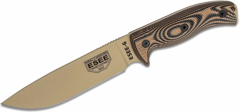 ESEE modèle 6 couteau de survie Desert Tan