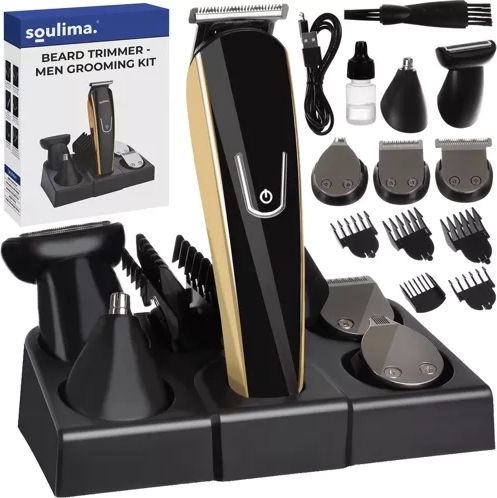 Multifunction hair, beard, nose and ear trimmer
