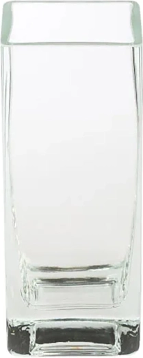 Vaso squadrato 10 × 10 × 25 cm
