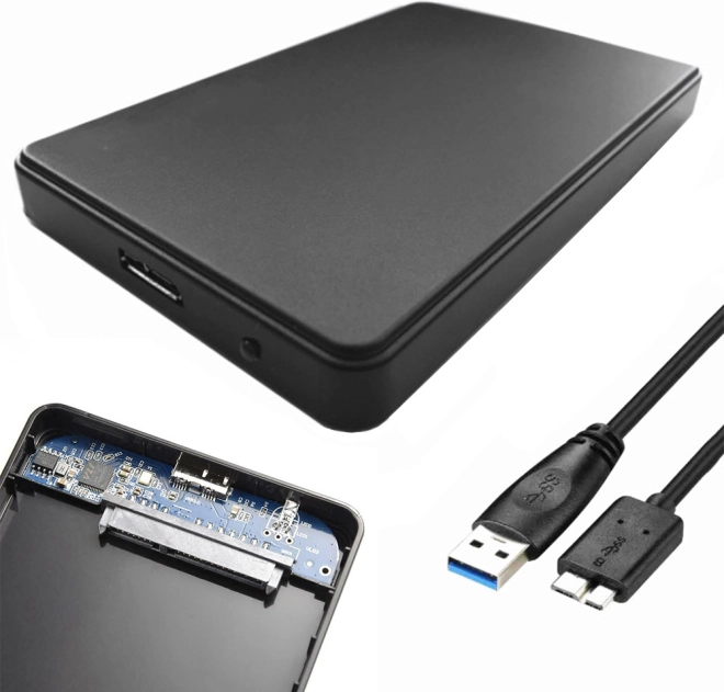 Box per dischi HDD/SSD 2,5" USB 3.0 SATA
