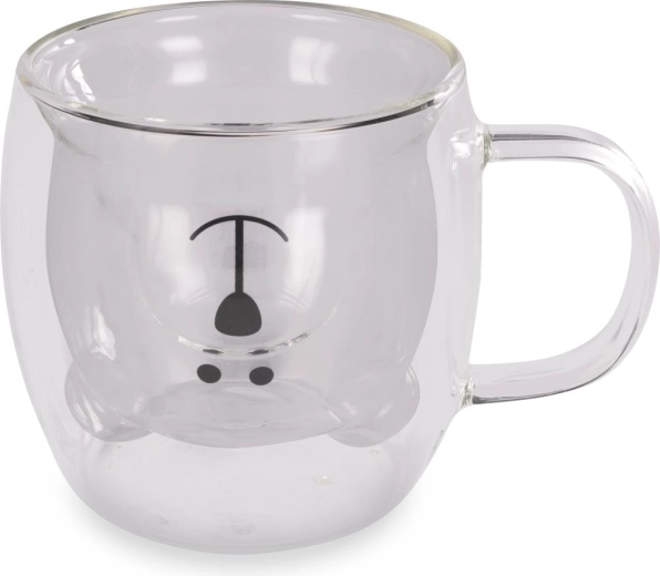 Set di bicchieri a doppia parete Lamart Bear 250 ml, 2 pezzi