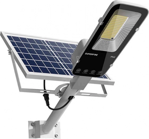 solarna ulična LED lampa Superfire 2000 lm s daljinskim upravljanjem