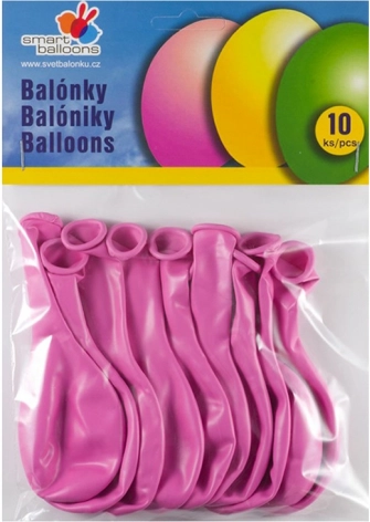 Set od 10 ružičastih Napuhanih Balona 26cm