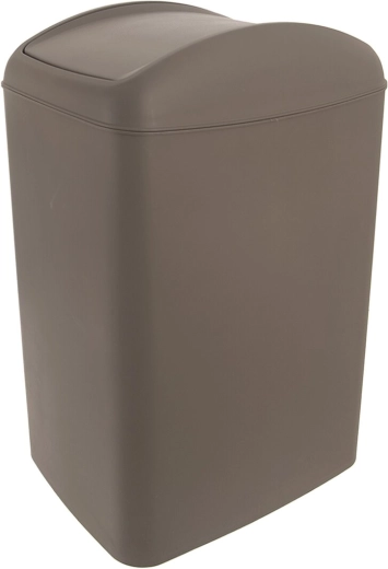 Poubelle Waste avec couvercle basculant 20 l marron