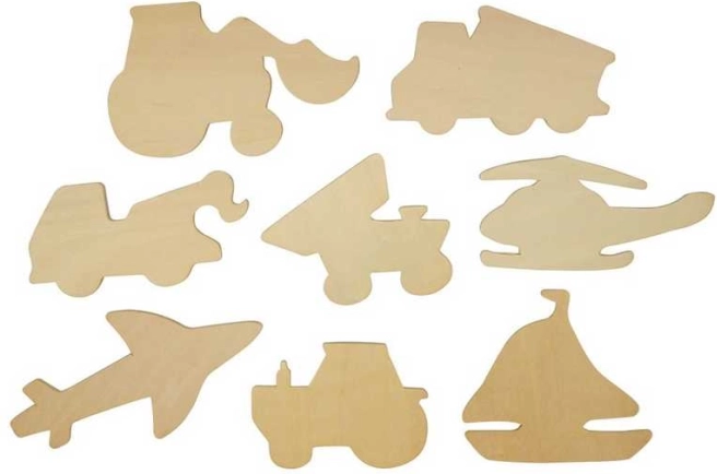 Tracing Pictures of Vehicles Bigjigs Toys