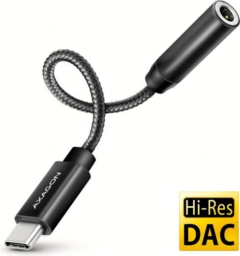 Scheda audio esterna USB‑C AXAGON ADA‑HC DAC 32 bit con jack da 3,5 mm (384 kHz)
