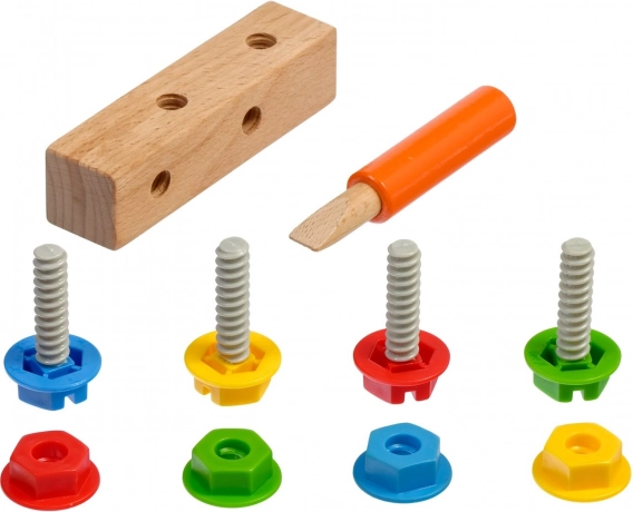 Lucy & Leo csavarok és anyák – montessori játékkészlet