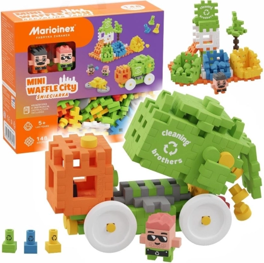 Creative building set Mini Wafle - Dump 148 pieces