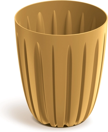 Vaso Wario 13,7 cm senape in plastica
