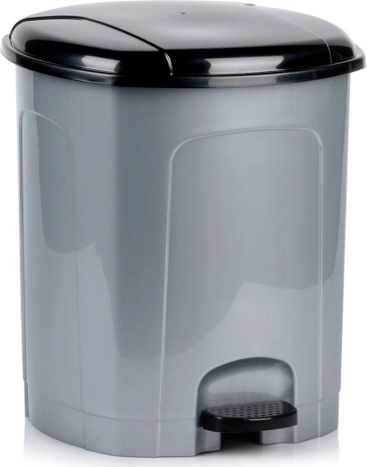 Kunststoff-Treteimer 21 l, grau
