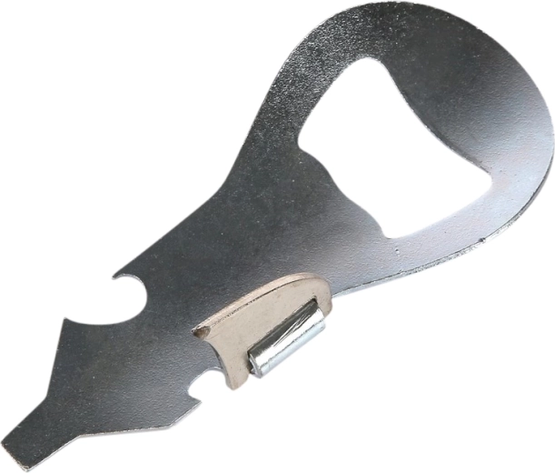 Toeristische multifunctionele opener voor blikken en flessen