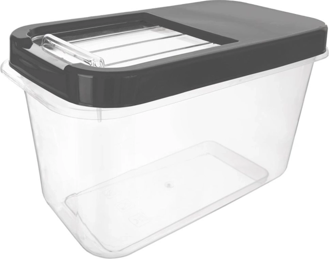 Boîte de rangement Orion avec couvercle coulissant 10 l grise