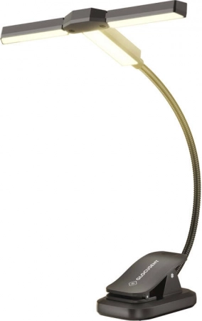 Triple-Head Book Light Glocusent USB-C 1000mAh Black