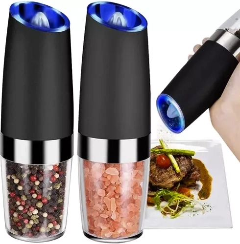 Elektrický gravitační mlýnek na koření - sada 2 ks Ruhhy