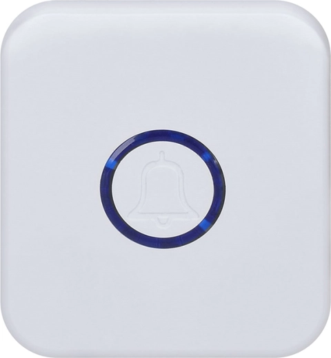 Solight wireless plug-in doorbell with battery-free push button (learning code), white - 1 piece