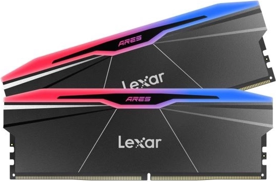 lexar ares rgb ddr5 32 gb (2x16 gb) 6000 mhz cl28 nero